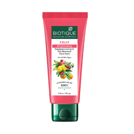 Biotique Face Pack Fruit Tan Removal 